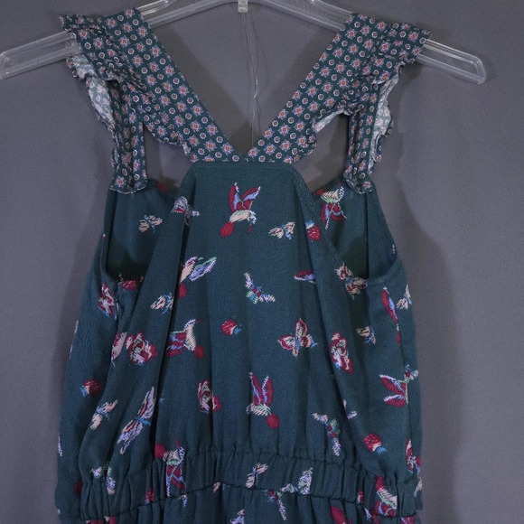 Matilda Jane Romper Evergreen Wide Leg XS Cottagecore Whimsical Fairy Teacher - Picture 9 of 10